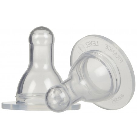 Silikonsauger für Glas-Babyflaschen (2er Set), Lifefactory