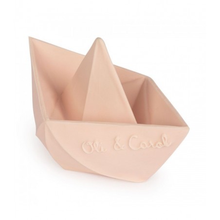 LIttle origami boat Oli and Carol for the bath (or not)